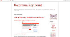 Desktop Screenshot of kaloramakeypoint.blogspot.com