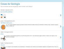 Tablet Screenshot of cosasdegeologia.blogspot.com