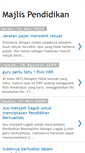 Mobile Screenshot of majlispendidikan.blogspot.com