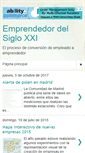 Mobile Screenshot of emprendedordelsigloxxi.blogspot.com