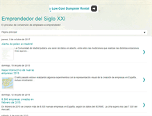 Tablet Screenshot of emprendedordelsigloxxi.blogspot.com