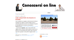 Desktop Screenshot of conoscersionline.blogspot.com