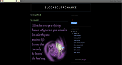 Desktop Screenshot of blogaboutromance.blogspot.com