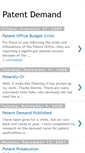 Mobile Screenshot of patentdemand.blogspot.com