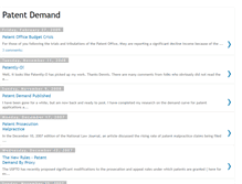 Tablet Screenshot of patentdemand.blogspot.com