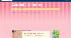 Desktop Screenshot of gracefulcardmakers.blogspot.com