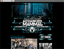 Tablet Screenshot of advancedmammal.blogspot.com