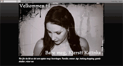 Desktop Screenshot of baremegkjerstikatinka.blogspot.com