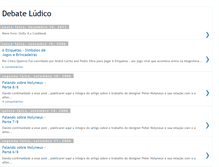 Tablet Screenshot of debateludico.blogspot.com