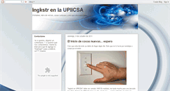 Desktop Screenshot of ingkstr-en-upiicsa.blogspot.com