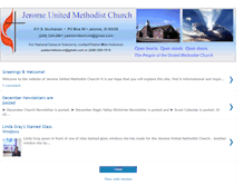 Tablet Screenshot of jeromeumc.blogspot.com