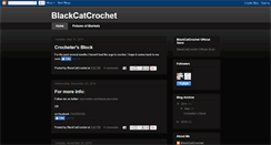 Desktop Screenshot of blackcatcrochet.blogspot.com