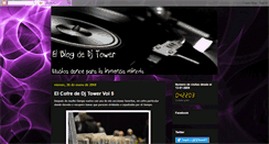 Desktop Screenshot of djtower.blogspot.com