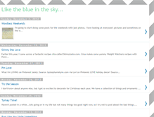 Tablet Screenshot of liketheblueinthesky.blogspot.com