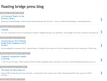 Tablet Screenshot of floatingbridgepress.blogspot.com