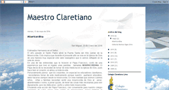 Desktop Screenshot of maestroclaretiano.blogspot.com