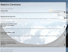 Tablet Screenshot of maestroclaretiano.blogspot.com