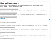 Tablet Screenshot of hierbaoliendoacarne.blogspot.com