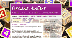 Desktop Screenshot of juguemamblesparaules.blogspot.com