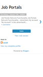 Mobile Screenshot of jobportals.blogspot.com