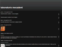 Tablet Screenshot of laboratoriomecadent.blogspot.com