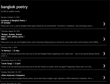 Tablet Screenshot of bangkokpoetry.blogspot.com