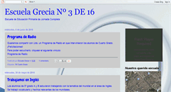 Desktop Screenshot of escuelagrecia3.blogspot.com