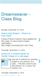 Mobile Screenshot of garry-dreamweaver-classblog.blogspot.com