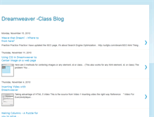 Tablet Screenshot of garry-dreamweaver-classblog.blogspot.com