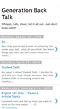Mobile Screenshot of genbacktalk.blogspot.com