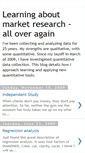 Mobile Screenshot of learningmarketresearchallover.blogspot.com