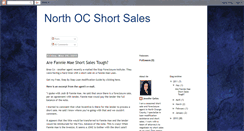 Desktop Screenshot of northocshortsale.blogspot.com