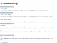 Tablet Screenshot of mormonmissionary.blogspot.com