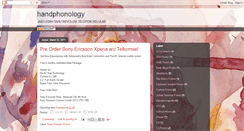 Desktop Screenshot of handphonology.blogspot.com