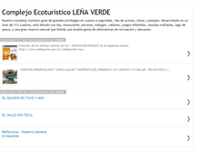 Tablet Screenshot of complejoecoturisticolenaverde.blogspot.com