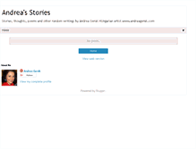 Tablet Screenshot of andrea-stories.blogspot.com