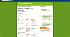 Desktop Screenshot of monster-rancher.blogspot.com