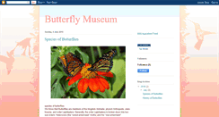 Desktop Screenshot of butterfly-museum.blogspot.com