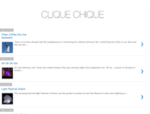 Tablet Screenshot of clique-chique.blogspot.com