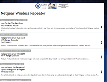 Tablet Screenshot of netgearwirelessrepeater.blogspot.com