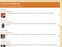 Tablet Screenshot of laplumedissidente.blogspot.com