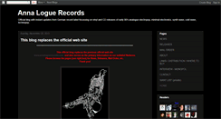 Desktop Screenshot of annaloguerecords.blogspot.com
