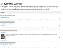 Tablet Screenshot of my1200milesummer.blogspot.com