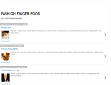 Tablet Screenshot of fashionfingerfood.blogspot.com