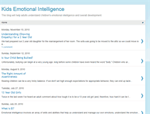 Tablet Screenshot of kidsemotionalintelligence.blogspot.com