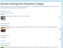 Tablet Screenshot of musingsfromrosehavencottage.blogspot.com