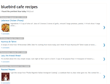 Tablet Screenshot of bluebirdcaferecipes.blogspot.com