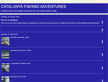Tablet Screenshot of catalunya-fishing-adventures.blogspot.com