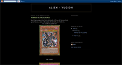 Desktop Screenshot of alienyugioh.blogspot.com