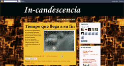 Desktop Screenshot of in-candescencia.blogspot.com